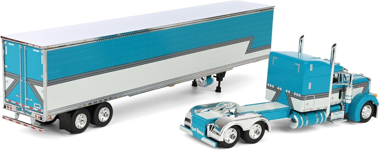 First Gear DCP 1/64 Peterbilt 379 Semi Truck with Utility Reefer Trailer, Big Rigs Series II #5:Tway Rose Transport 69-2270