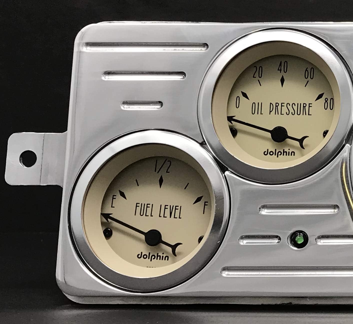 1939 Pontiac 5 Gauge Dash Cluster Panel Set Programmable tan