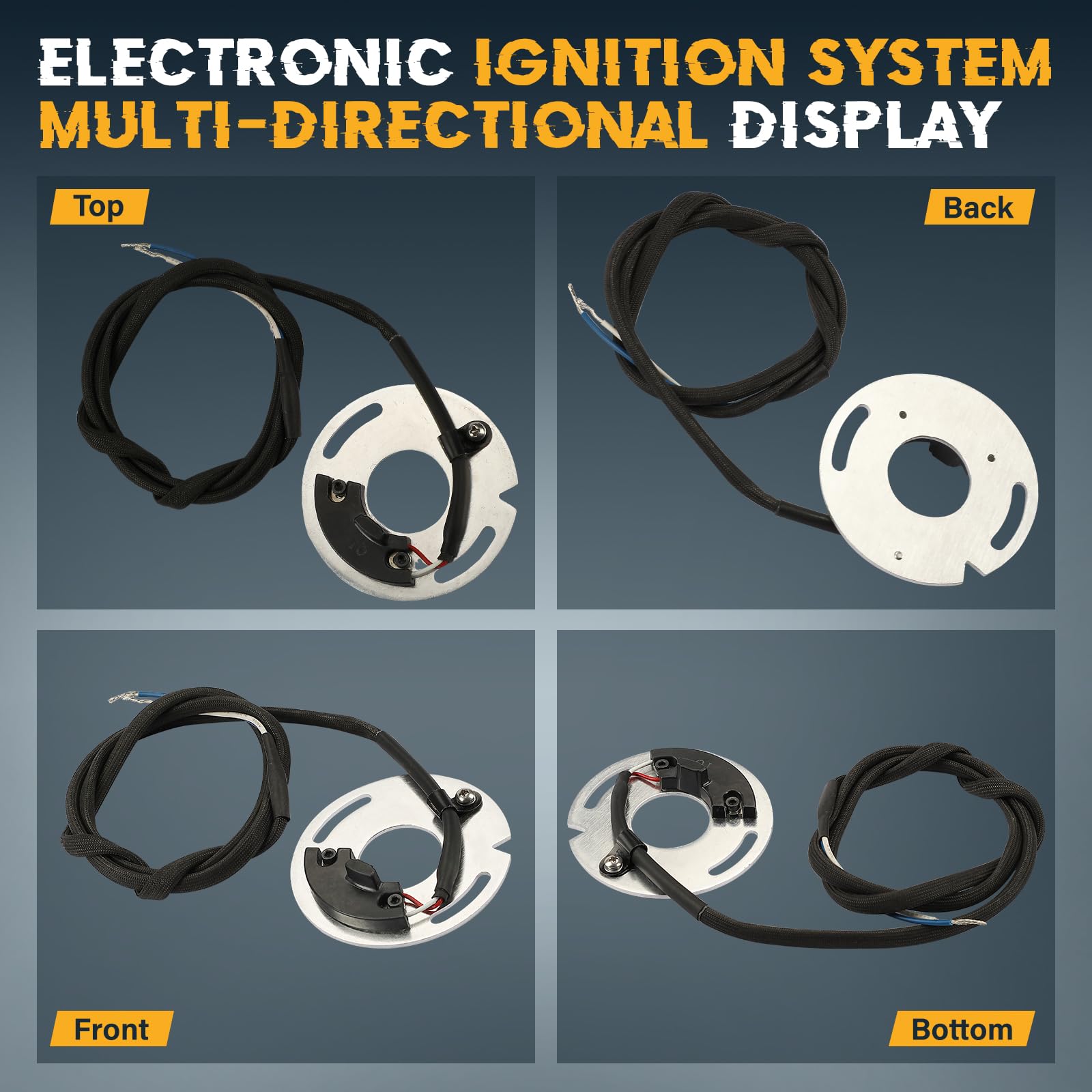 Bobina de encendido electrónico dual de repuesto DS6-1 compatible con carburador HD 1970-2003