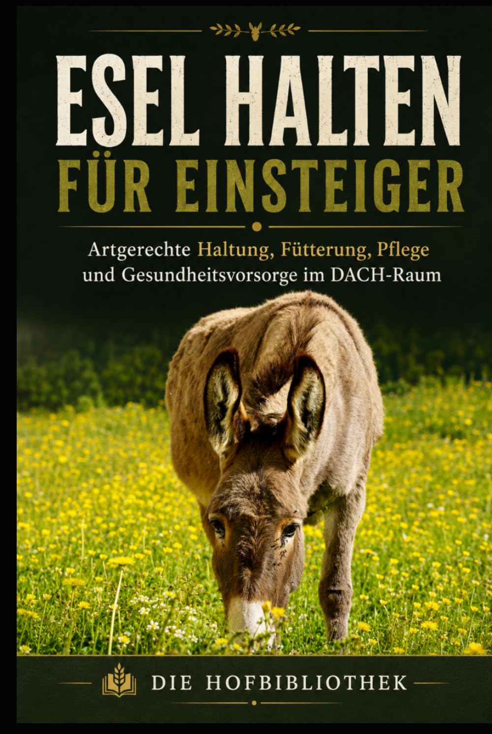 Esel halten für Einsteiger: Artgerechte Haltung, Stall, Weide, Fütterung, Hufpflege, Gesundheit und Kaufberatung
