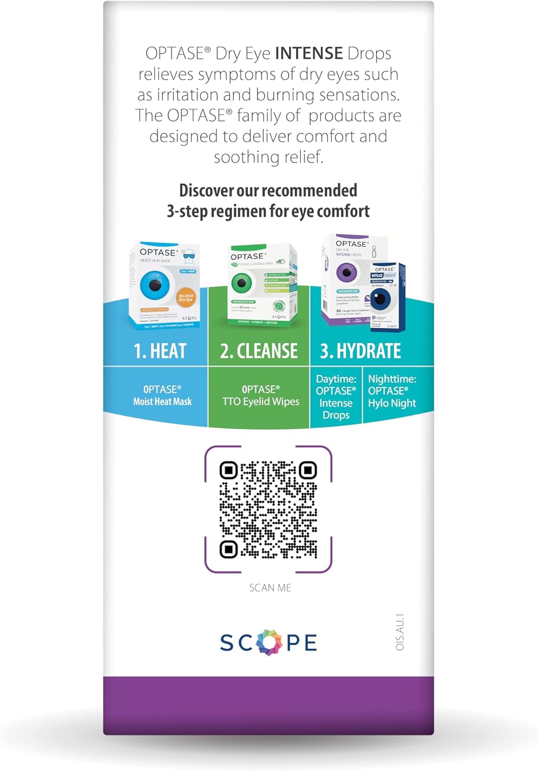 Optase Dry Eye Intense Drops, 30 Single Dose Vials – Preservative Free Eye Drops for Dry Eyes – Moderate to Severe Artificial Tears - Contact Lens Compatible - .01 fl oz per Vial - Image 5