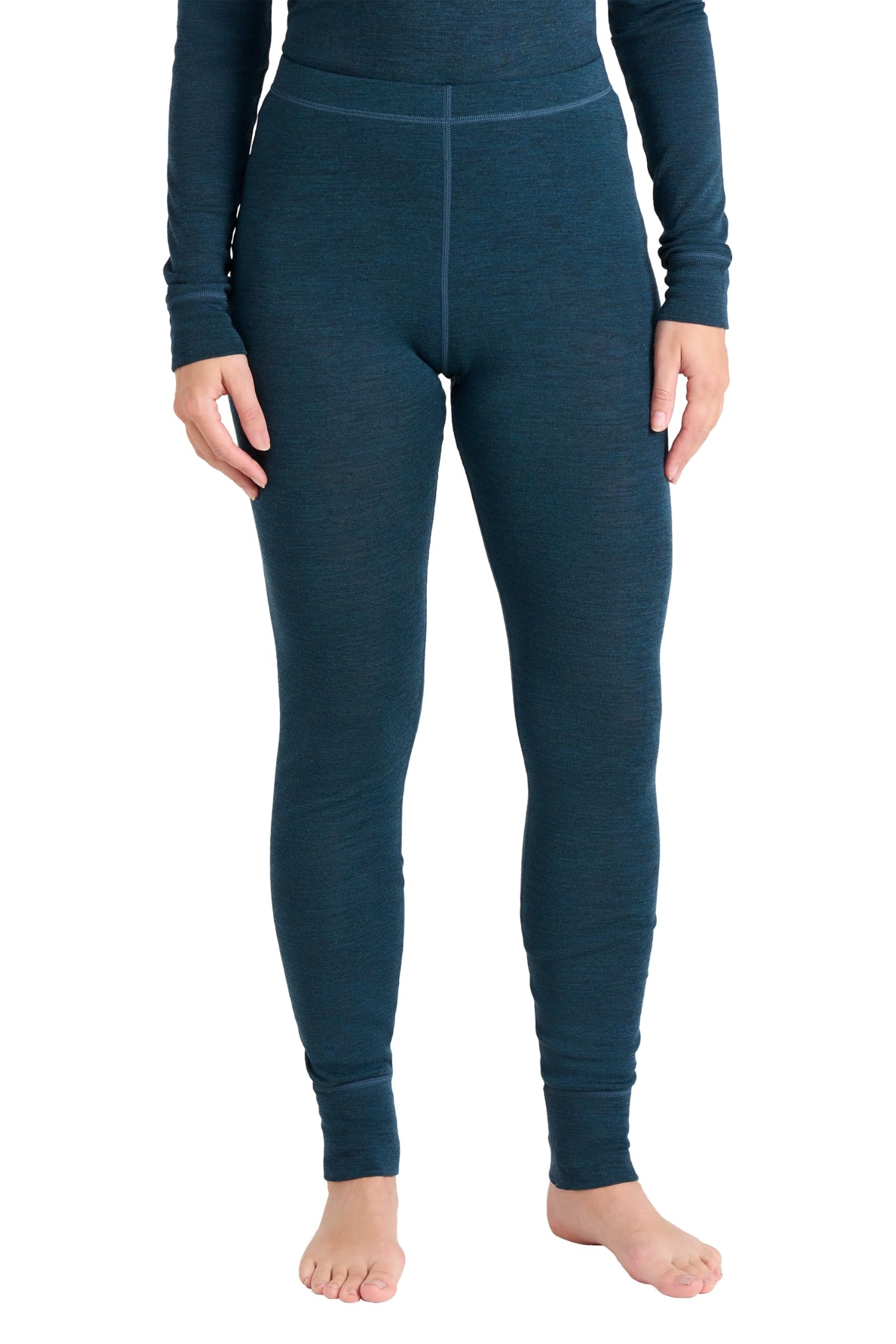 Mountain Warehouse Merino Womens Base Layer Pants Teal 8
