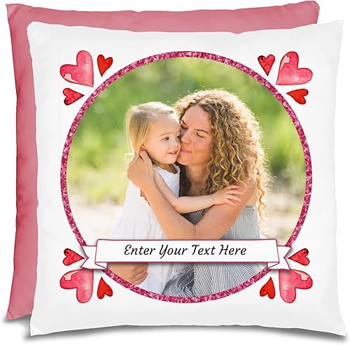 Almohada personalizada para subir fotos del Día de la Madre para mujer, almohada personalizada, regalos para mamá, regalos para mamá, carga de fotos