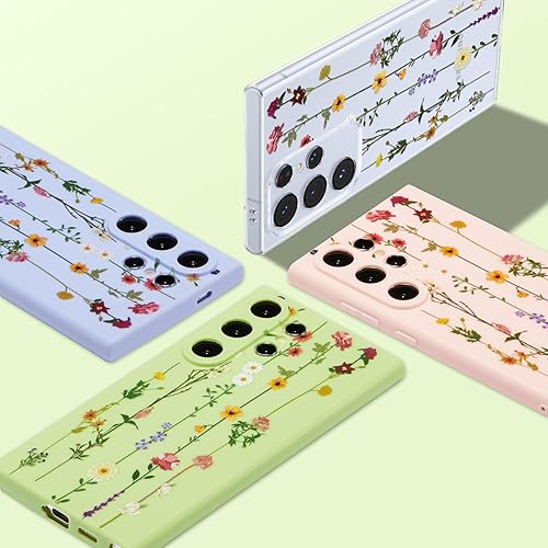Vista 239 de ZTOFERA Funda protectora delgada para Samsung Galaxy S21 FE 5G, bonito diseño de flores para niñas y mujeres, funda protectora delgada para Galaxy