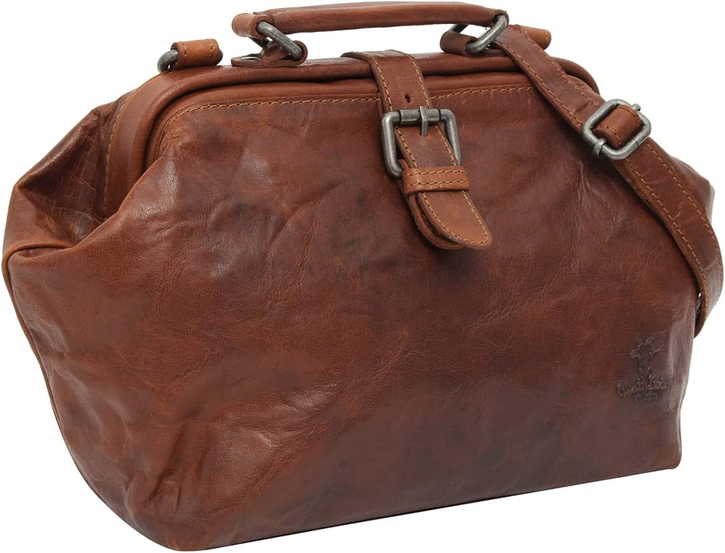 Gusti Fanny pack leather - Lillith Bum bag Festival bag small brown leather