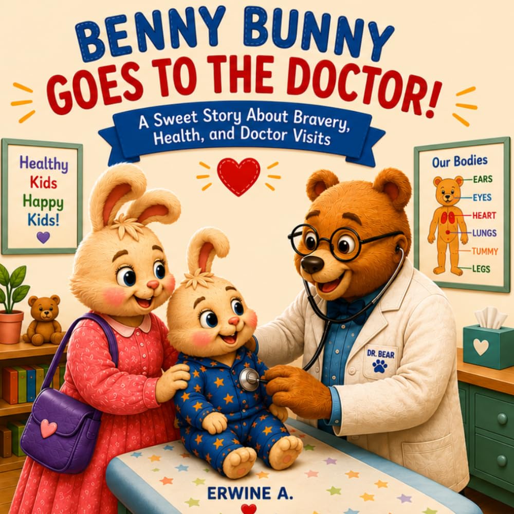 Benny Bunny Goes to the Doctor: Benny Bunny Goes to the Doctor: A Sweet Story About Bravery, Health, and Doctor Visits