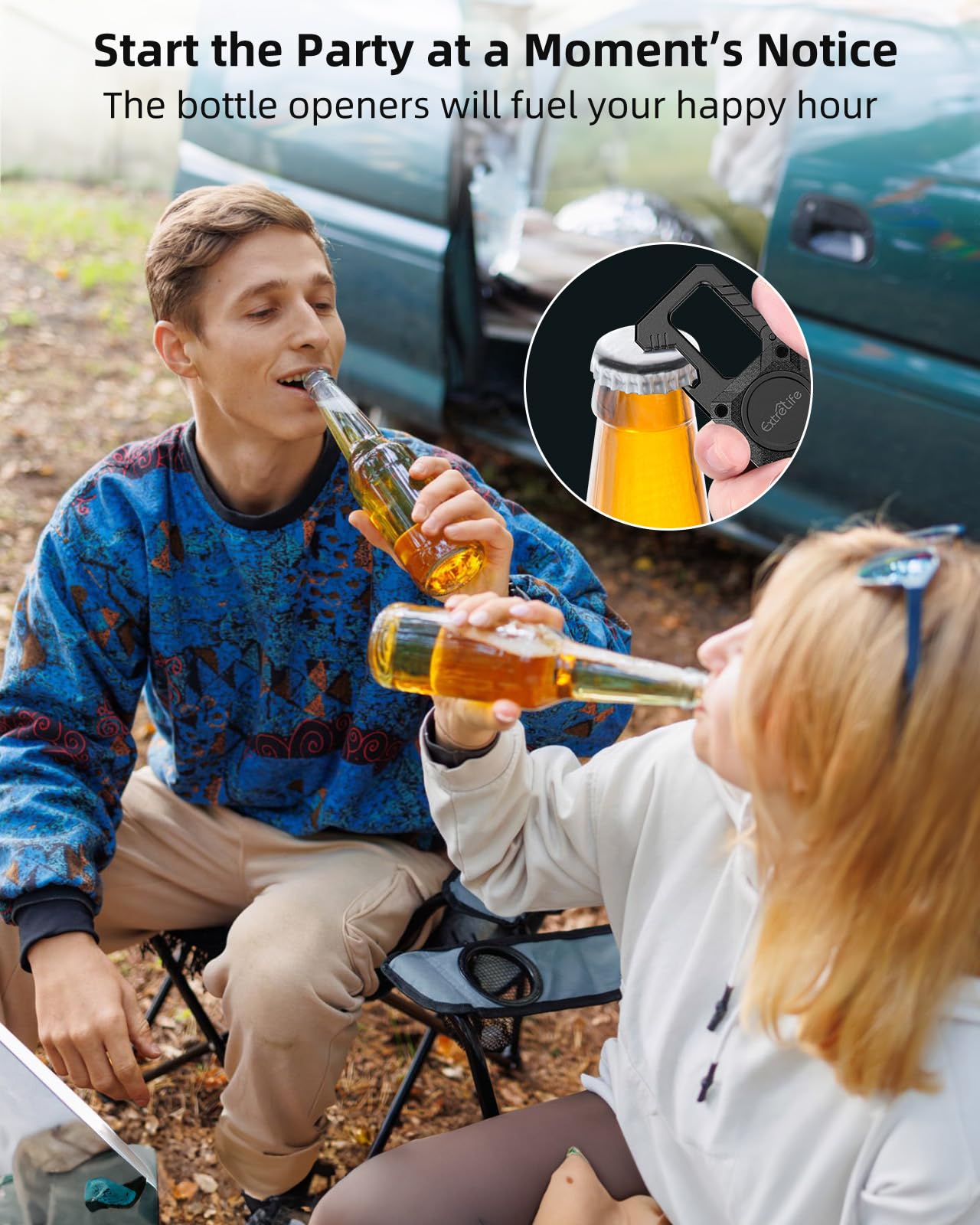 Llavero, funciona con Apple Find My, llavero resistente con abrebotellas, mosquetón para coche con rastreador GPS, buscador de llaves, rastreador Bluetooth para equipaje, niños, bolsas y más