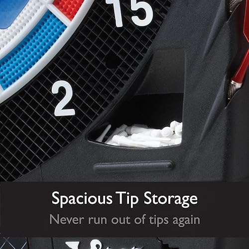 Miniatura 10 de Viper Showdown - Diana de dardos electrónica, tamaño deportivo, más de 30 juegos con 590 opciones, pantalla LCD de puntuación automática, banda de