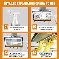 Vista 8 de Clean Sweep - Limpiador de cocina, limpiador de cocina multiusos de barrido, espuma limpiadora de cocina, limpiador de ollas y sartenes multiusos