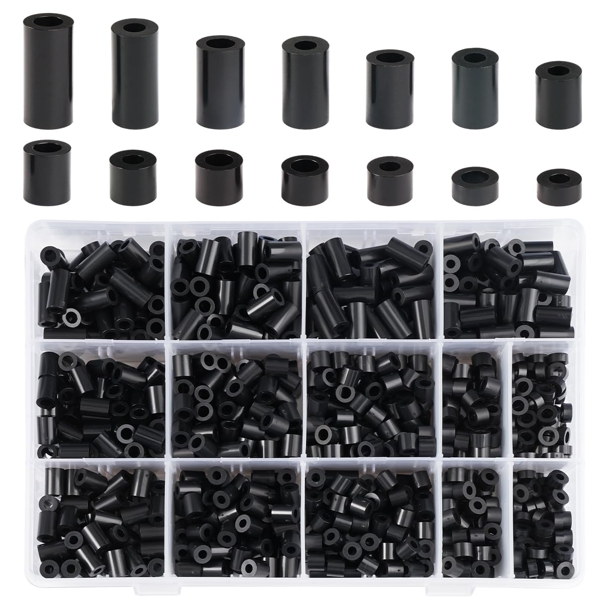 180 Pz M3 Misto Femmina Maschio Vi Distanziali Esagonali Set Nylon Standoff Spacer Colonna Per PCB Scheda Madre Fissa Vi Di Legno Di Plastica - Foto 12