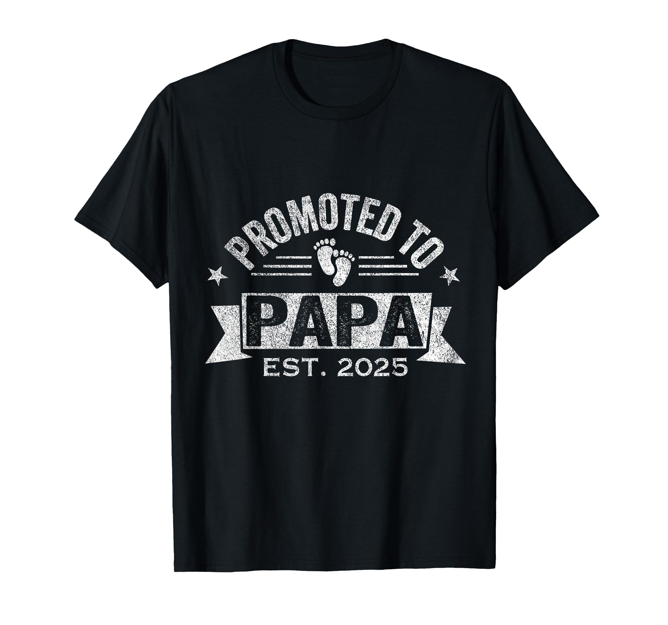 Promoted To Papa Est. 2025 First Time Grandpa T-Shirt