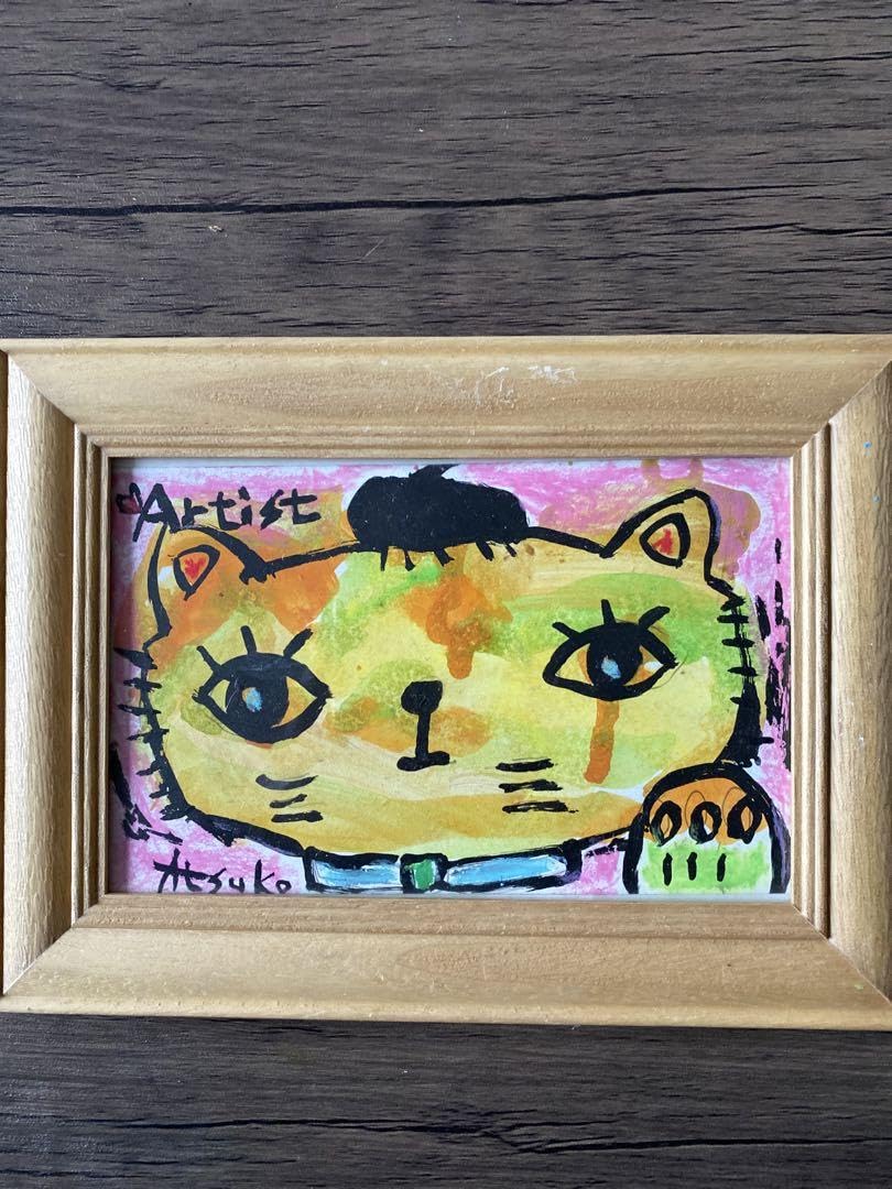 抽象猫のアクリル画 【公式通販】