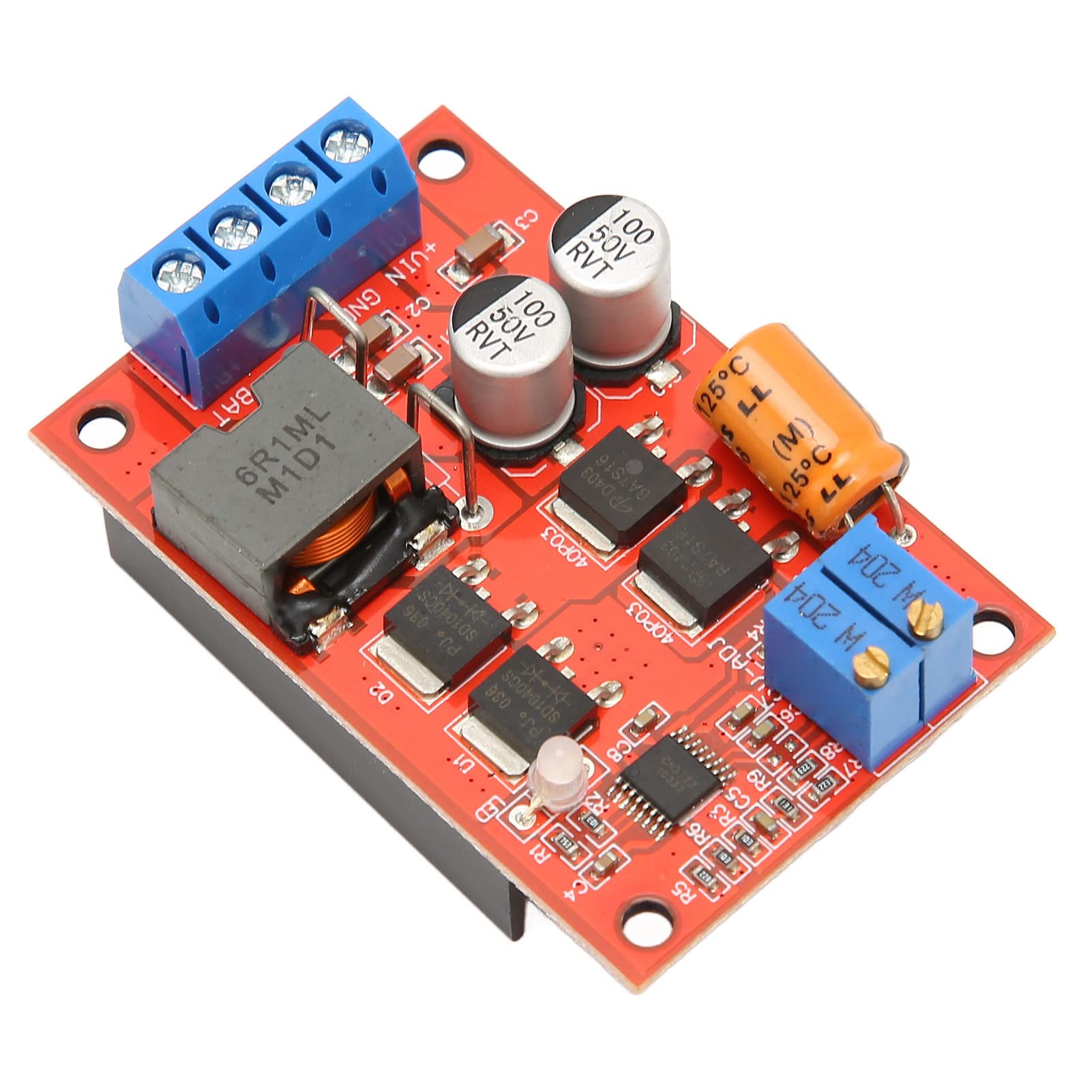 5A MPPT Solarpanel-Laderegler DC 5-26V Stufenlos Einstellbarer Solarladeregler-Regler, CC CW-Automatiksteuerung, für 9V-12V-18V-24V-Solarmodule Zum Laden von Batterien