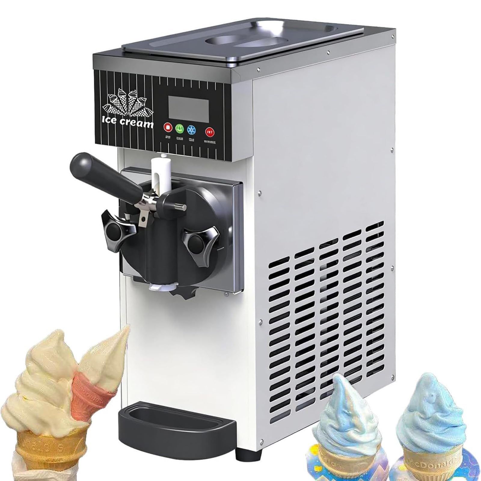 Gelatiera Soft, Prima Preparazione in Circa 10 Minuti Cream