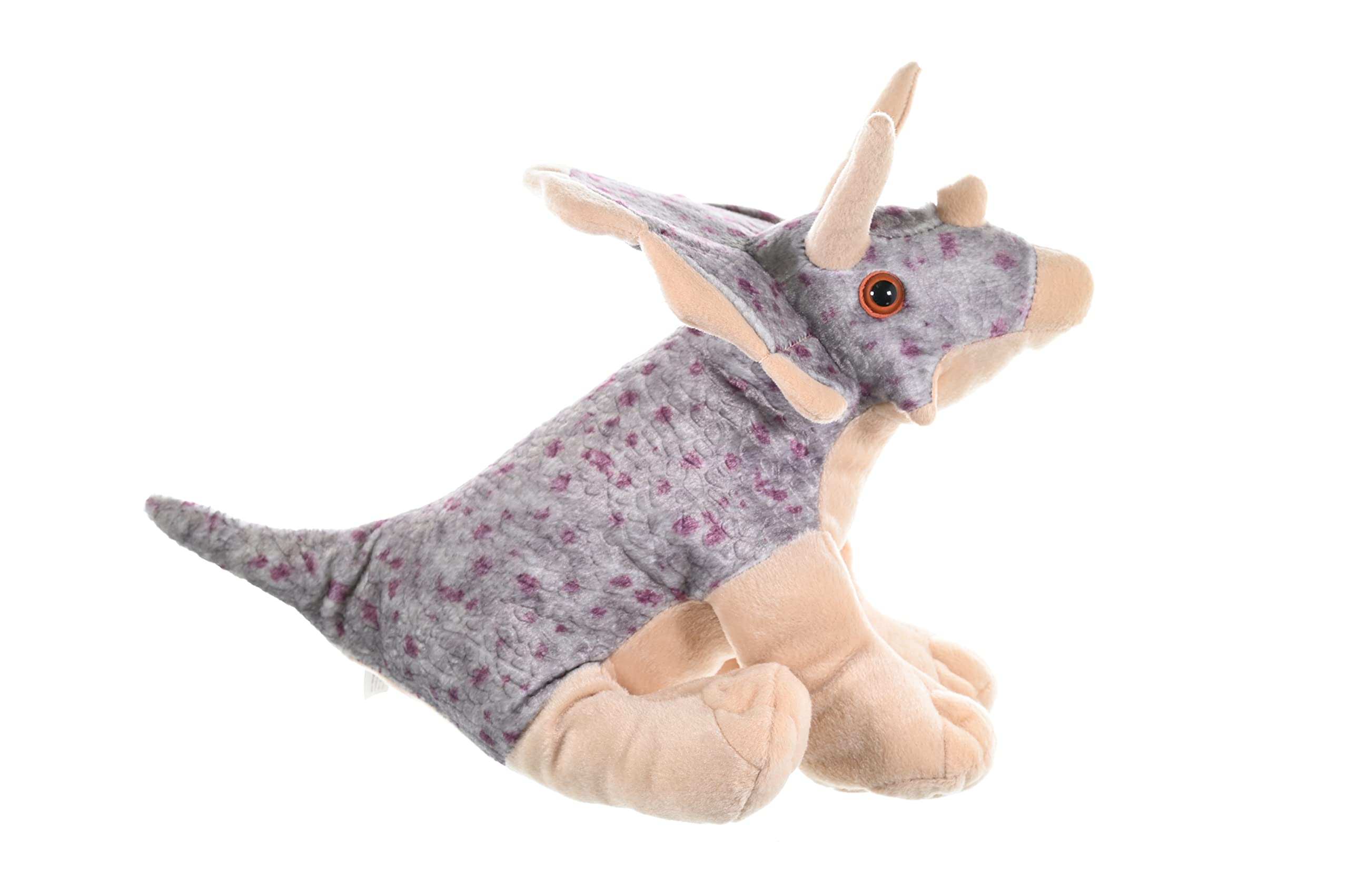 Wild Republic Triceratops Plush, Dinosaur Stuffed Animal, Plush Toy, Gifts For Kids, Cuddlekins 12", Multicolor, Model:10960 - Image 6