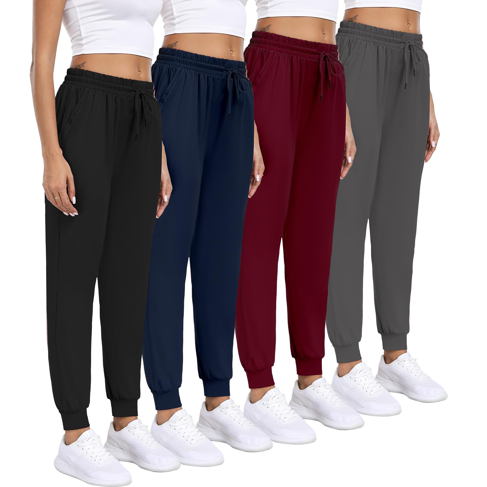 INTICOSI 4-Pack Joggers