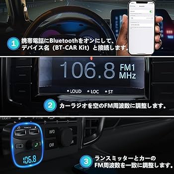 FMトランシ‐バ‐ Amazon.co.jp: 【日本国内 FM:76.0-90.0MHz】fmトランスミッター