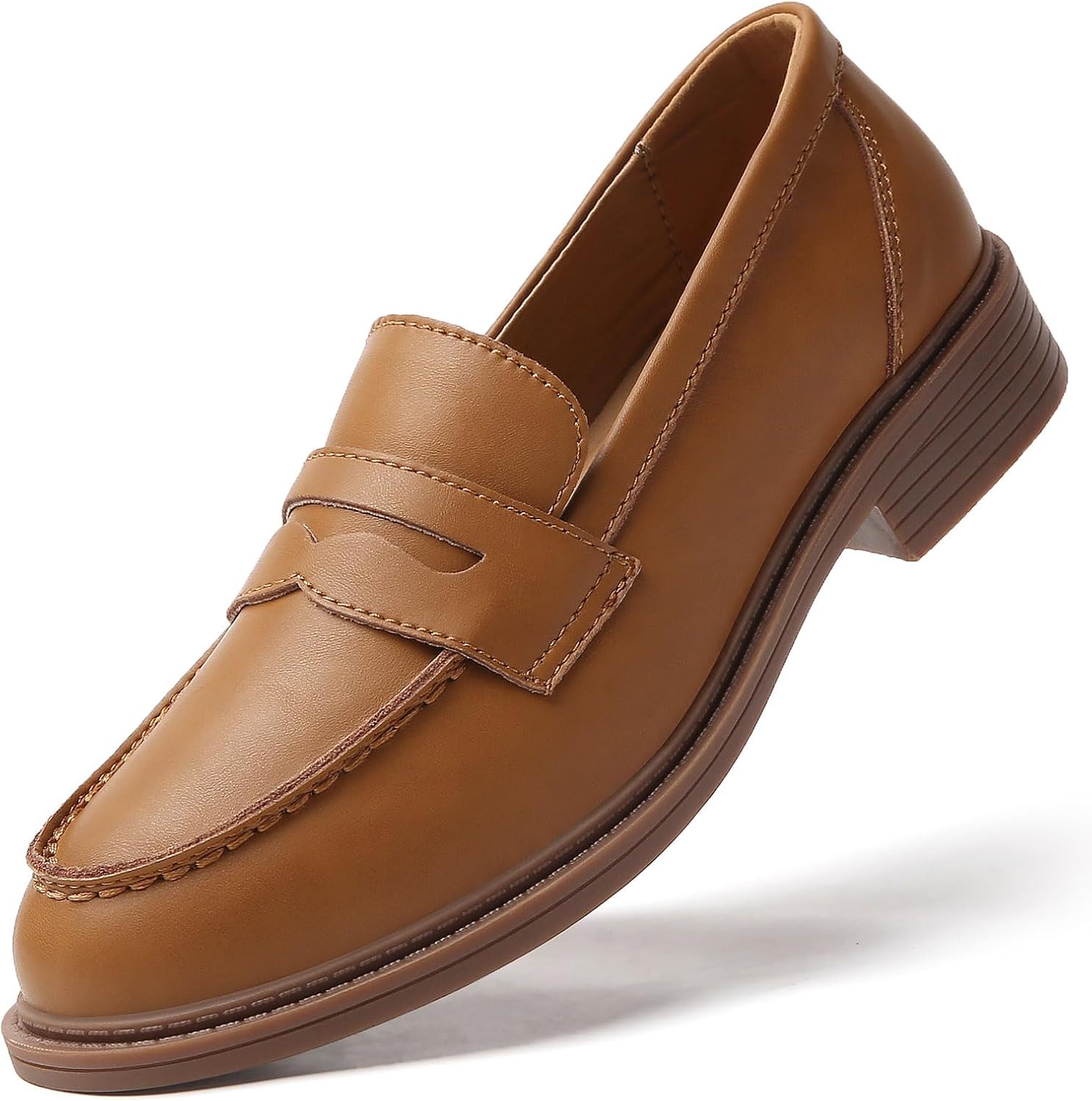 Penny Loafers for Women Non Slip Work Shoes for Women's Loafers & Slip-Ons Ladies Business Casual Shoes Driving Flats