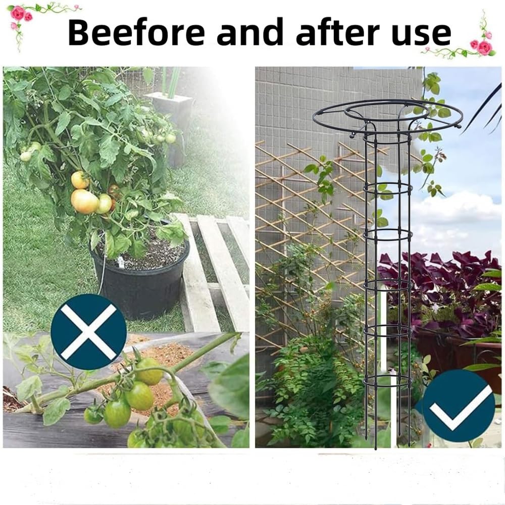 Parapluie Obélisque Jardin Escalade Plante Support, 90cm 120cm 150cm