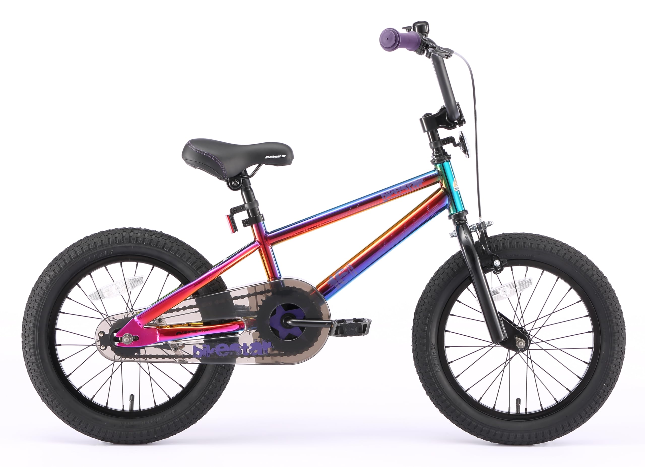 BIKESTAR Vélo Enfant pour Garcons et Filles de 4-5 Ans | Bicyclette Enfant 16 Pouces BMX avec Freins