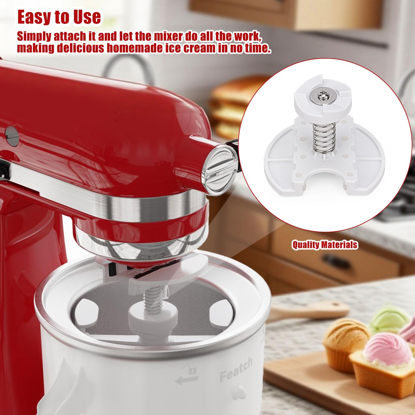 Amazon.com: For Kitchenaid Ice Cream Maker Dasher Attachment