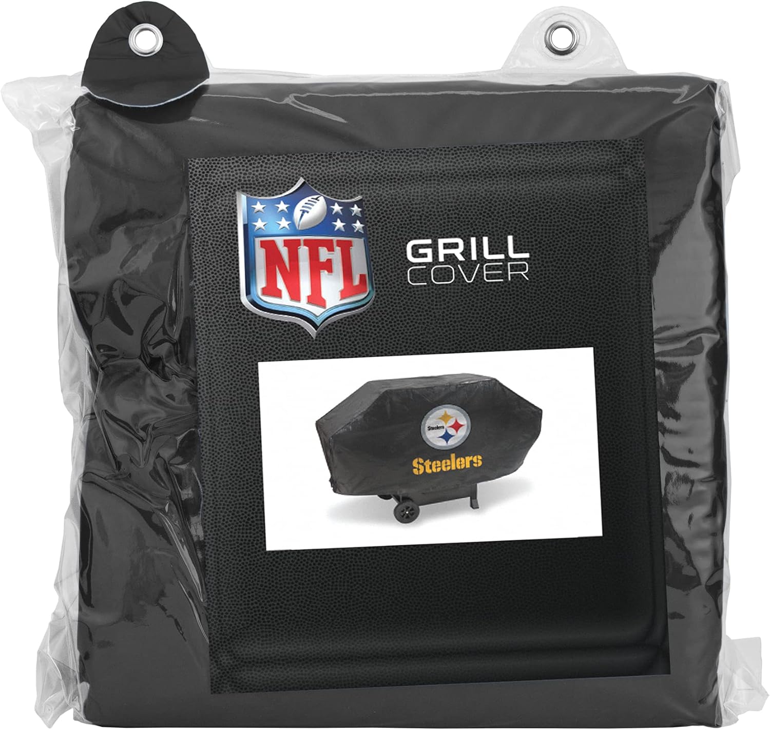 NFL Rico Industries Vinyl Padded Deluxe Grill Cover, 68 x 21 x 35-inches