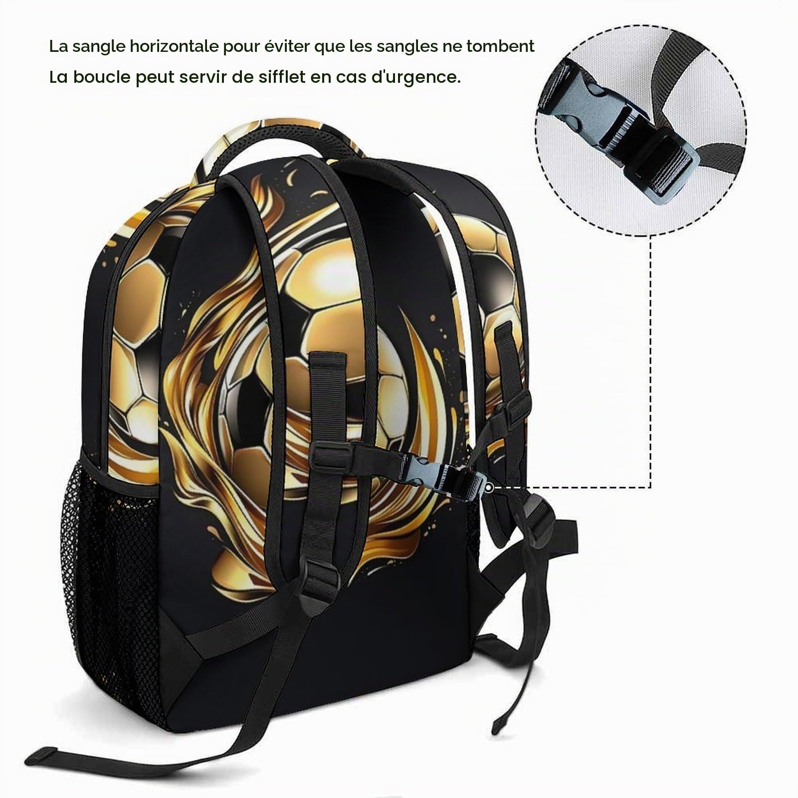 Sacs À Dos football Cartables Enfants Sport Sacs D'école Sac Ecole Sac De Livre Pour Garcon Filles One Size