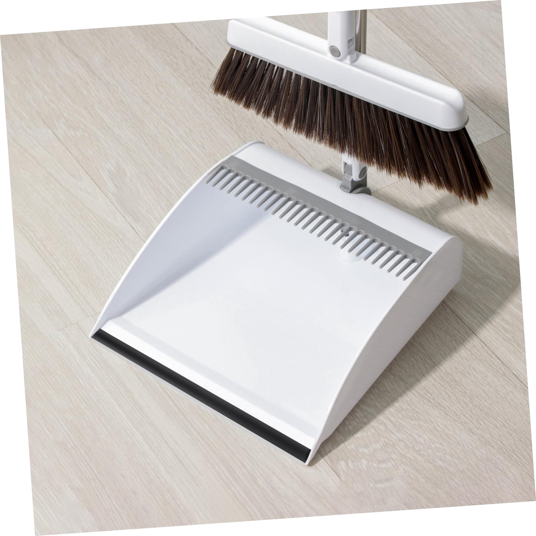 UKCOCO 4 Tiras de Goma Negro para Recogedor de Basura Borde Flexible, Accesorios Duraderos para Evitar Desgaste y Deslizamiento en Pala y Fregona