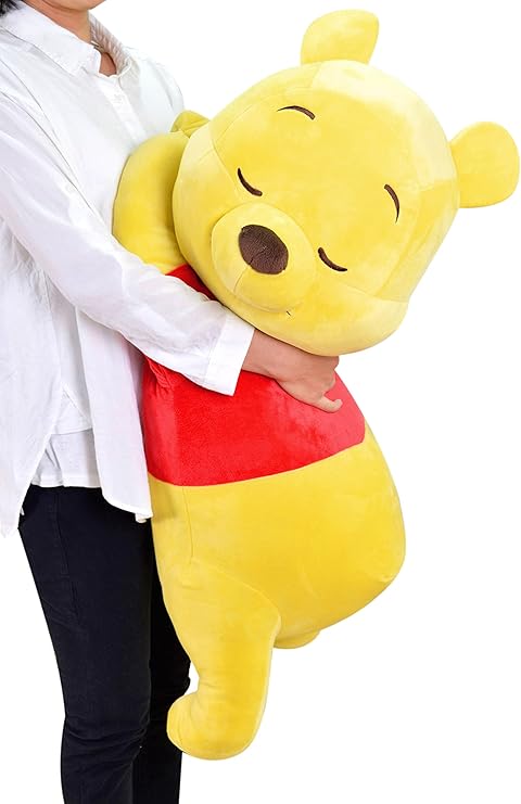 Amazon Co Jp Moripilo モリシタ くまのプーさん 抱き枕 イエロー 特大添い寝枕 ディズニー 90 40 35cm ホーム キッチン