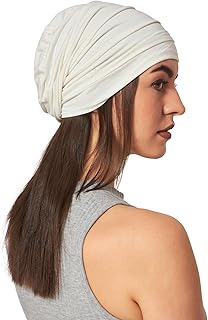 Sponsored You’re seeing this ad based on the product’s relevance to your search query.Learn more about this advertisement SAKUCHI Women's Chemo Bamboo Slouchy Snood Beanie Turban Headwear Hat for Cancer Patients Hair Loss