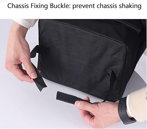 Miniatura 4 de Bolsa portátil para carrito de compras  Bolsa de repuesto para carrito de supermercado de 43 litros, bolsa de almacenamiento impermeable de tela