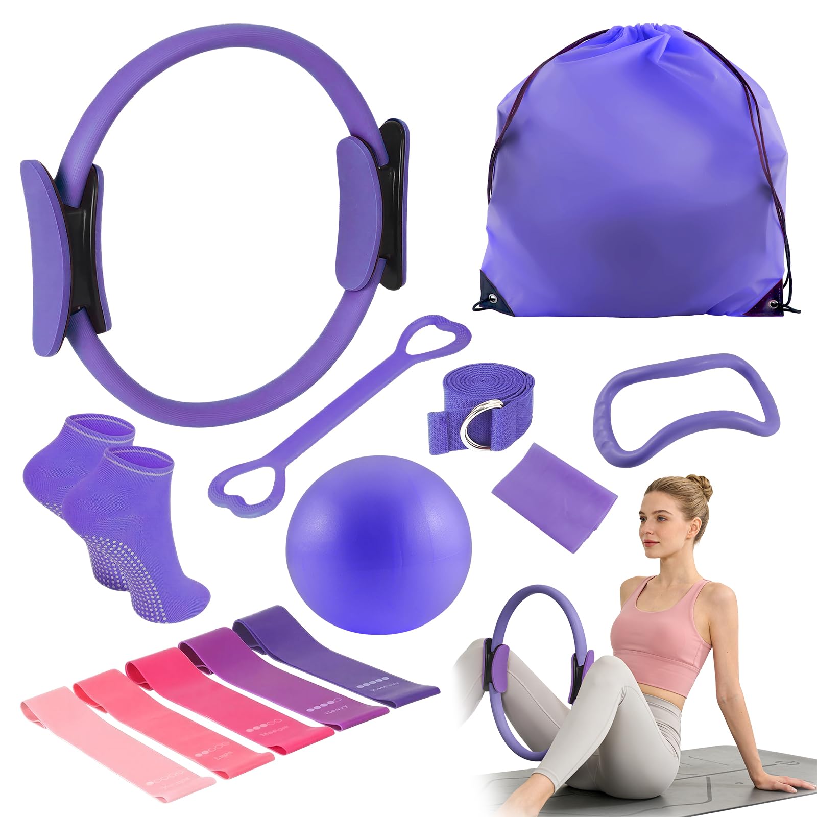 anneau de pilates set