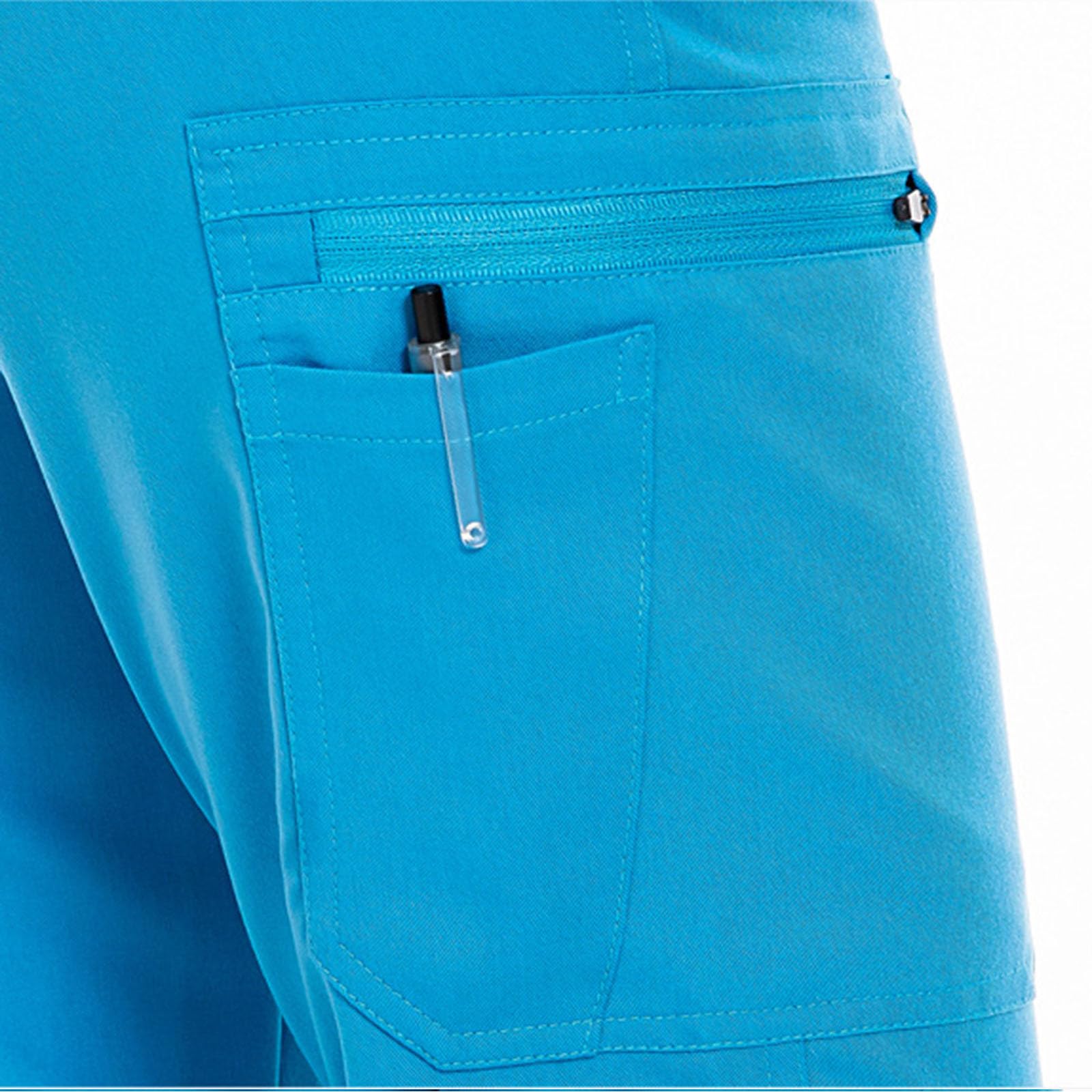 Conjunto de uniforme de enfermera, ropa de trabajo, camiseta de trabajo, camisa de trabajo de color sólido, conjunto de uniforme de cuidado de gatos, conjuntos de uniforme médico para mujeres, aseo de