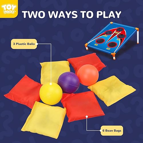 Miniatura 7 de TOY Life Bean Bags Toss Carnival Games, Cornhole, Outdoor Toys for Kids Ages 4-8, Backyard Game Sports & Outdoor Play, Outside Toys for Ages 5-7,