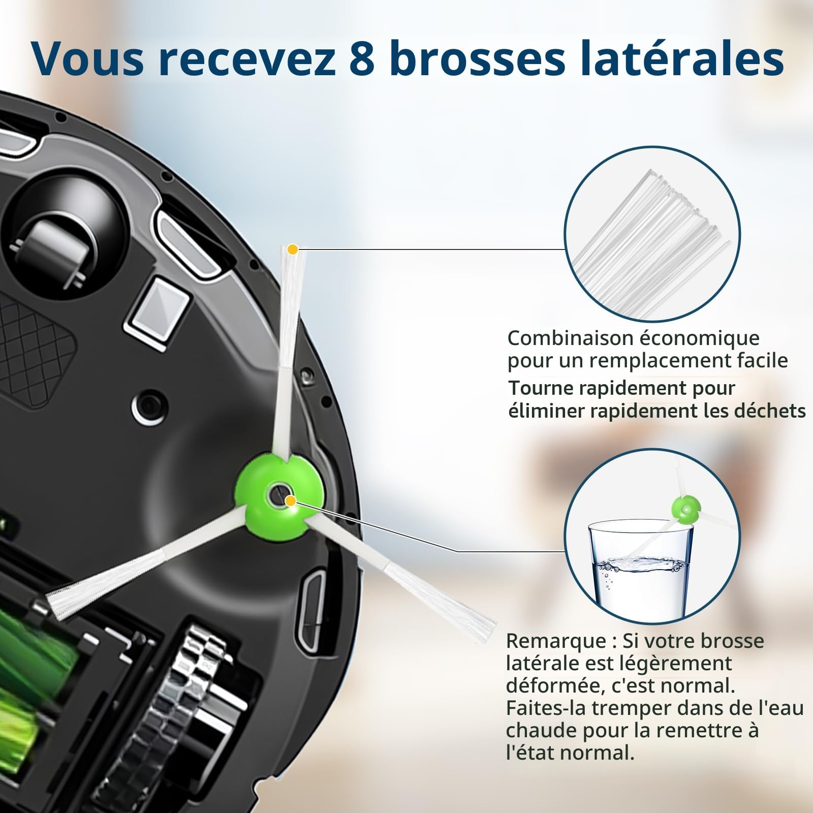 22 pièces accessoires pour aspirateur iRobot Roomba i7 j7 i3 i4 i6 i8 E5 E6 E7 séries E/I/J