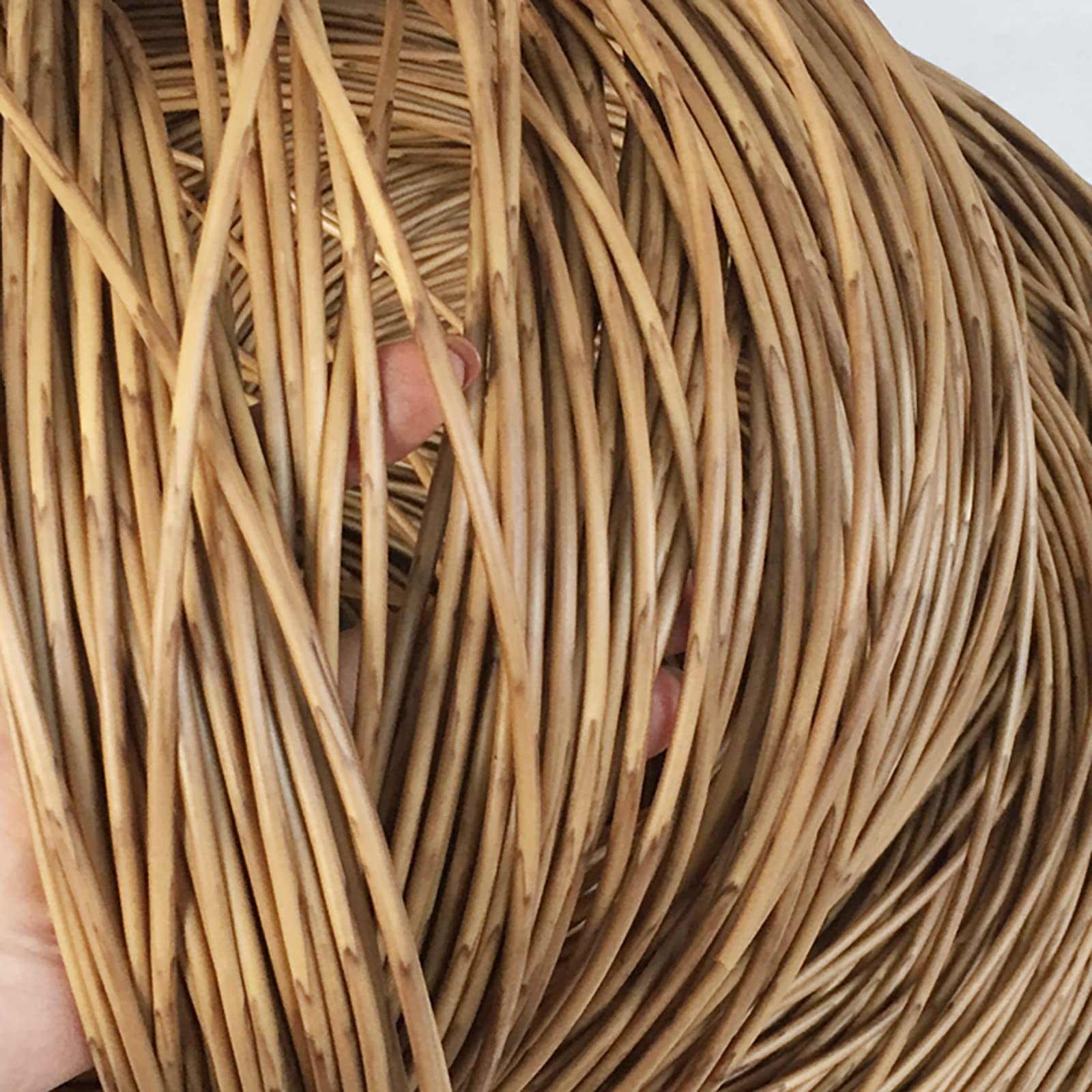 NURUGURE Plastic Rattan Wicker, PE Rattan Wicker Repair Material Repair Roll for DIY Furniture