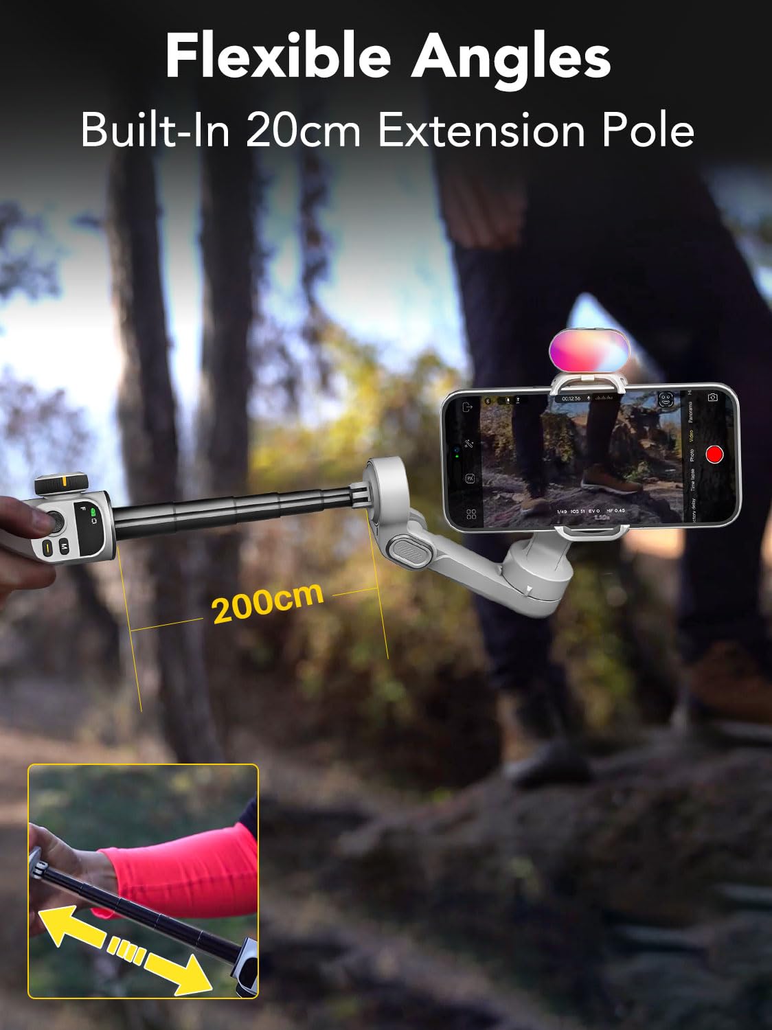 Amazon.com: AOCHUAN Smart X2 3-Axis Gimbal Stabilizer for