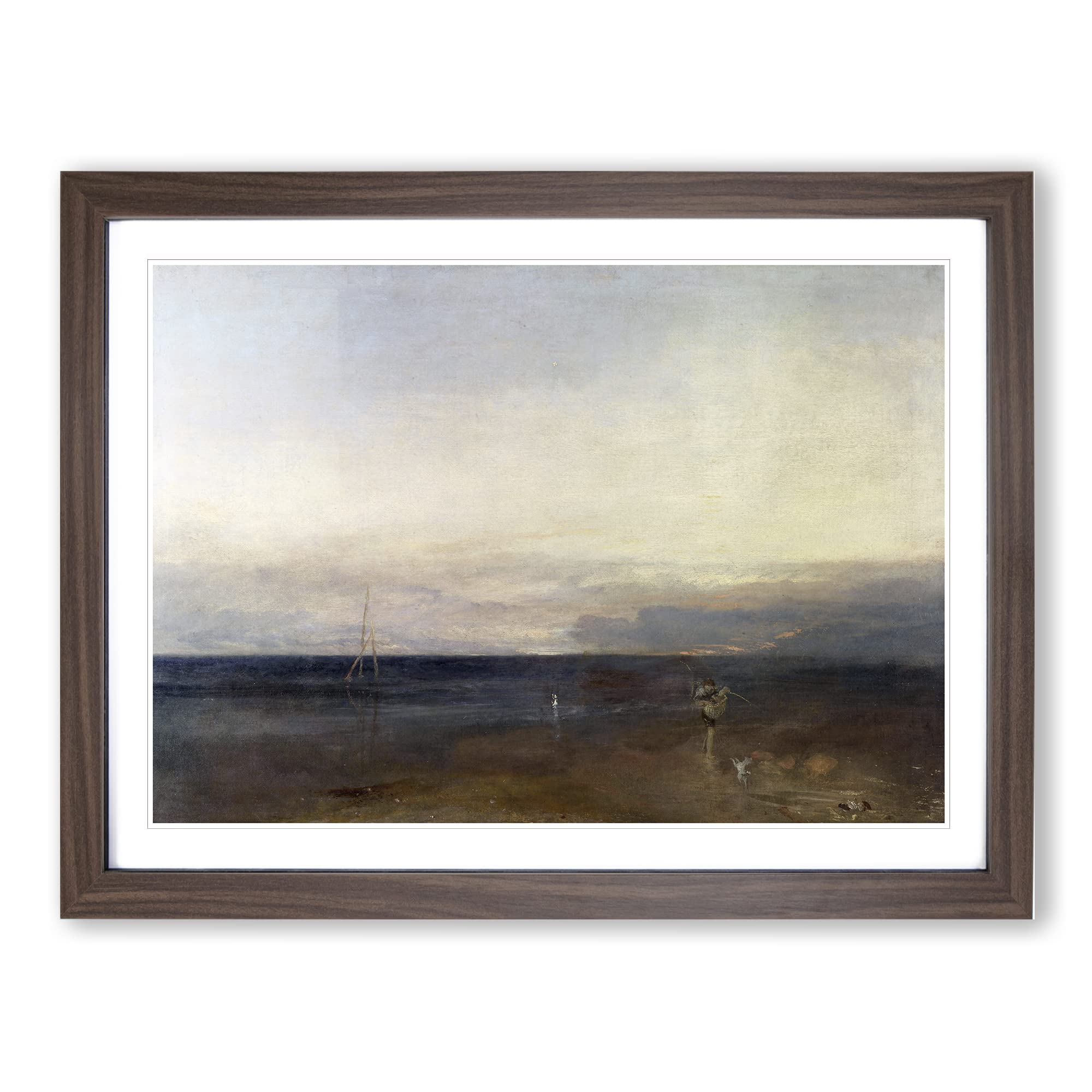 The Evening Star By Joseph Mallord William Turner Classic Painting Framed Wall Art Print