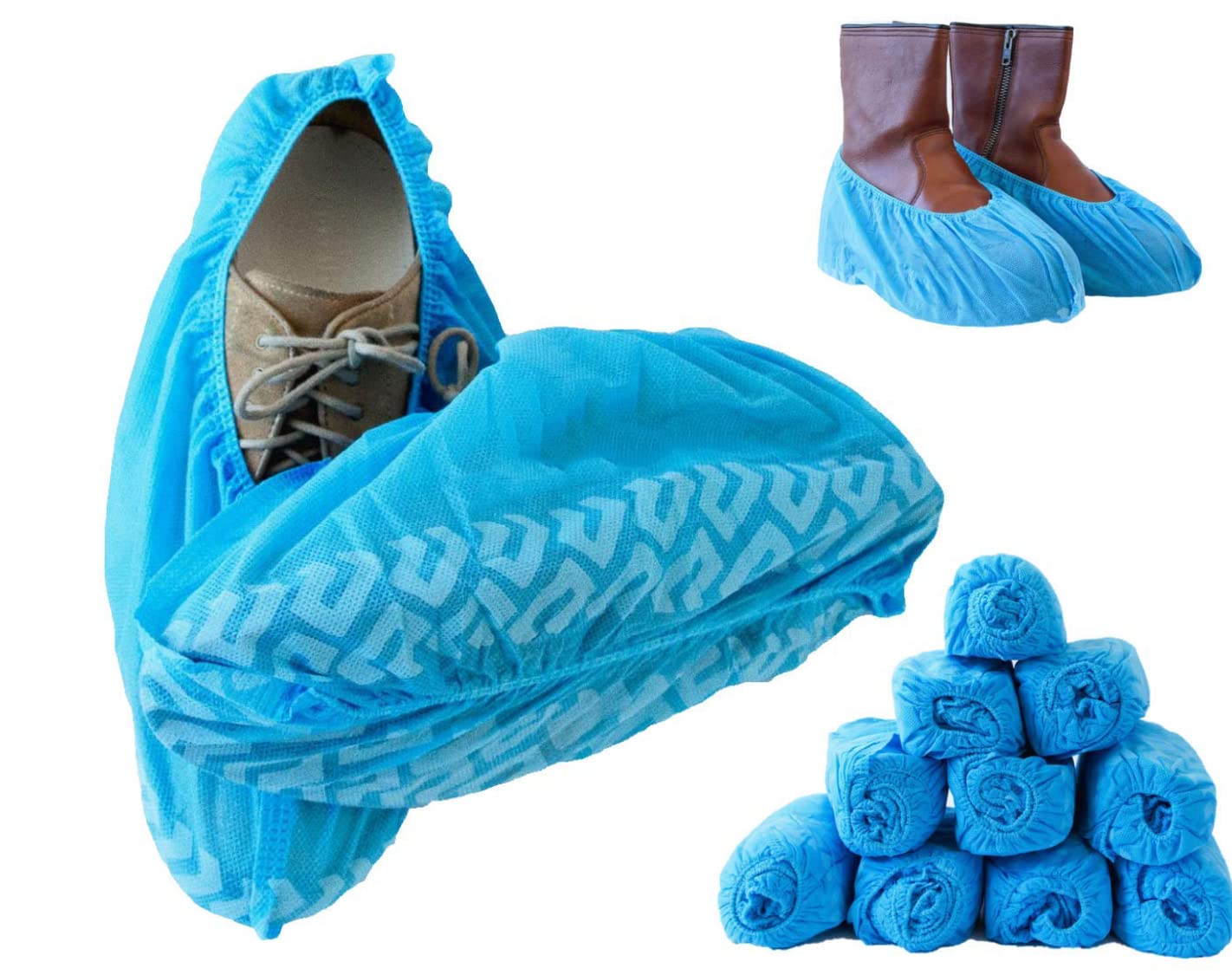 Sponsored Ad – KASTWAVE Shoe Covers Disposable Non Slip, Waterproof Shoe Covers, Durable Shoe Booties for Shoe Covers, Disposable Shoe Covers One Size Fits All (CPE Plastic, 100 Pcs)