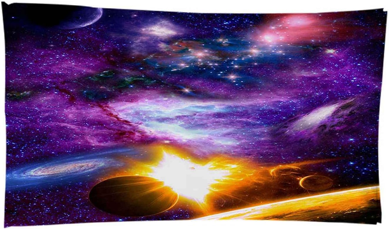 Telo Mare Grande, Microfibra Asciugamano Da Spiaggia, Teli Mare 150 X 200 Cm, Asciugatura Rapida Antisabbia Adulti Teli Mare Per Nuoto Campeggio 3D Telo Mare Universo Fantastico -8L1P/P2N