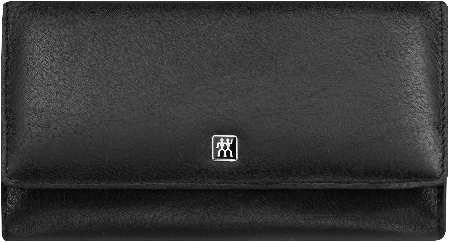 ZWILLING Maniküre-Set (5 teilig, Druckknopf Etui, Nappaleder, Pediküre, mit Nagel- und Hautschere), Premium, Schwarz