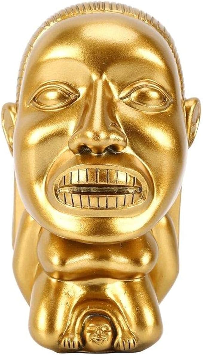 Gravplundraren: Två stora överraskningar för seriefans och spelare offentliggjorda 8 715V12v l0L. AC SX679 Indiana Props Holy Grail Cup The Raiders of The Lost Ark Chachapoya Fertility Idol Statue Model Resin Replica Prop Crafts Collectibles (Golden Idol)