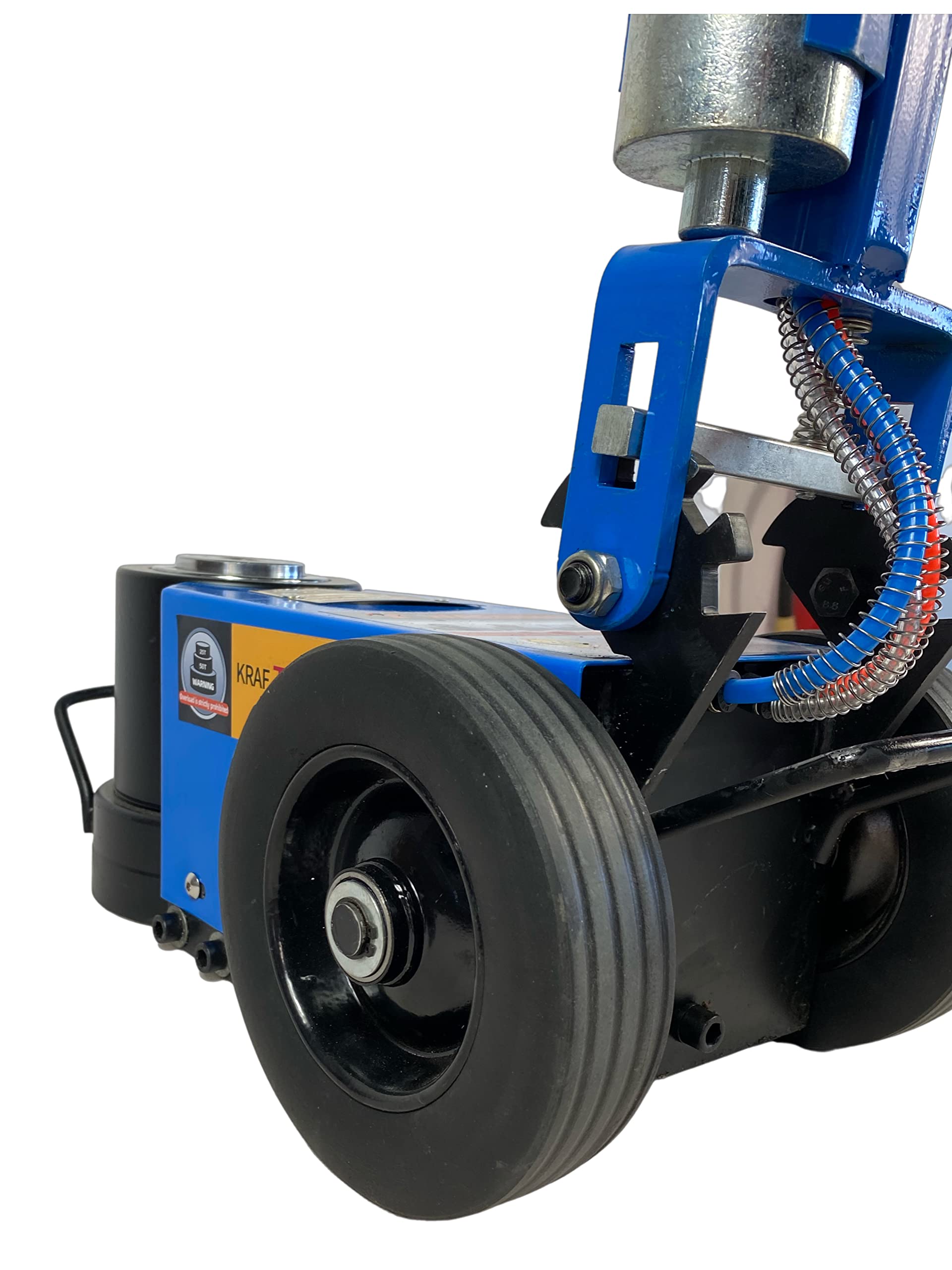 Cric idraulico a carrello Kraftwelle Power Wave 50 tonnellate ad aria compatto pieghevole per camion, agricoltura, veicoli commerciali, trattore