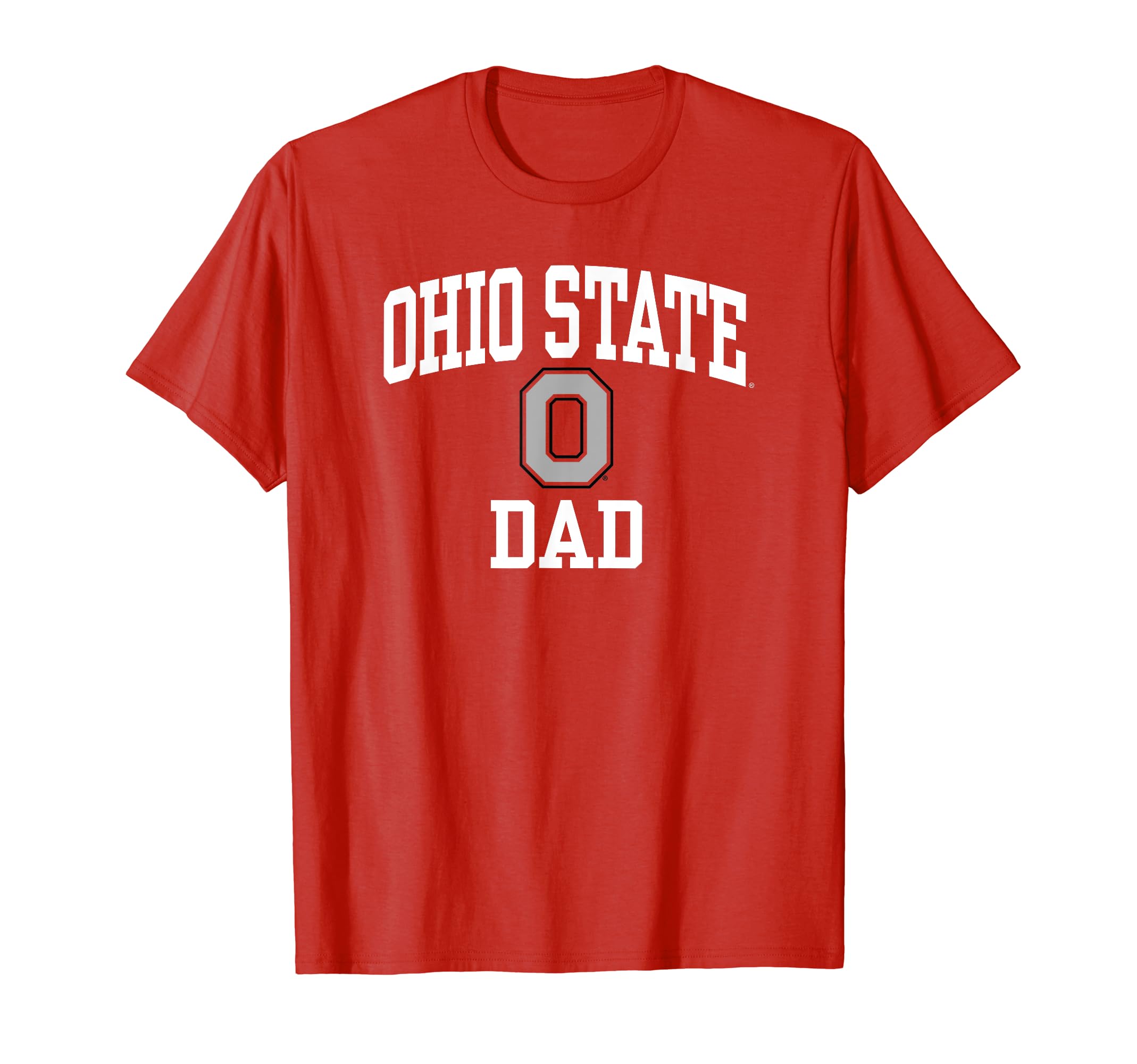 Ohio State Buckeyes Dad Red T-Shirt