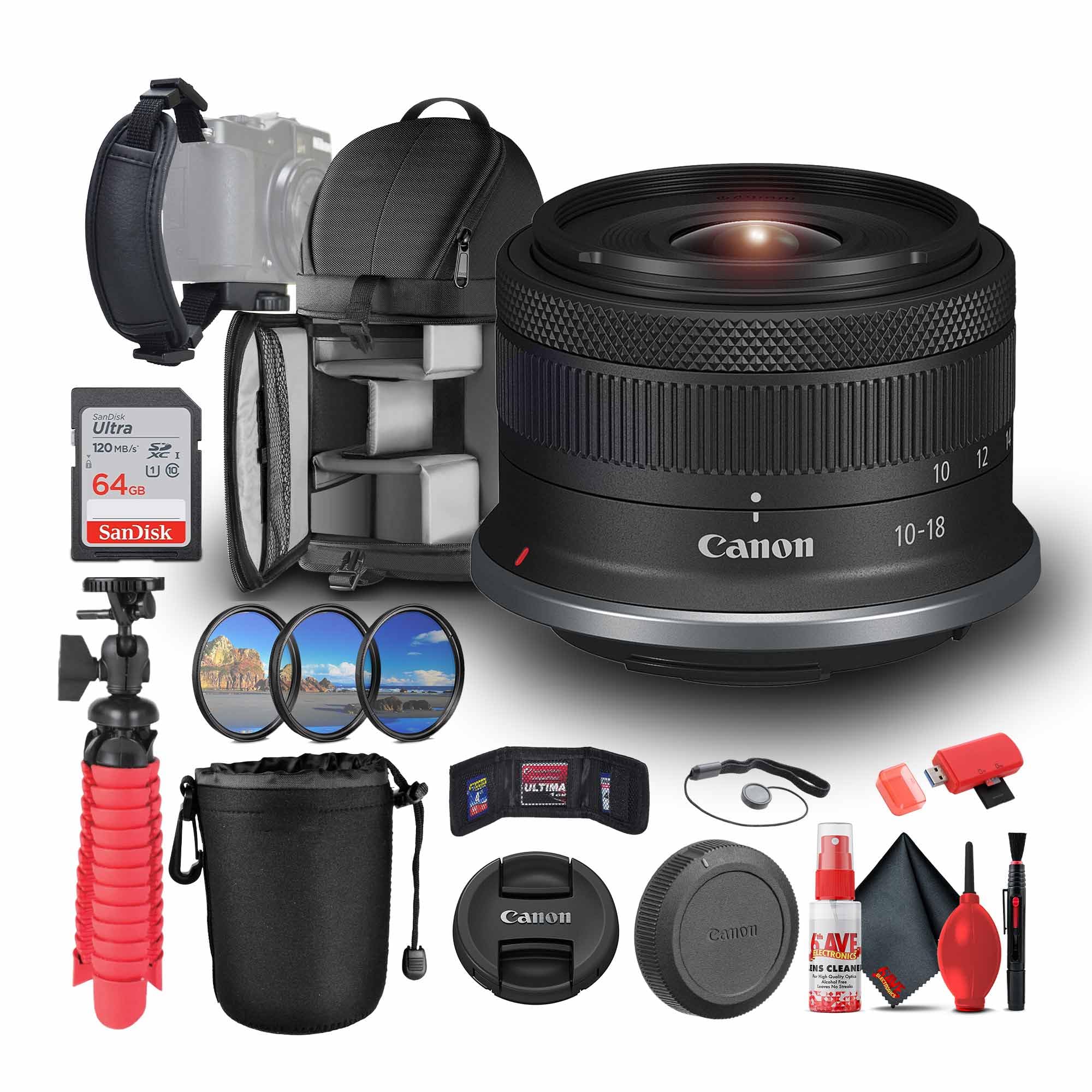 Amazon.com : Canon RF-S 10-18mm f/4.5-6.3 is STM Lens (Canon RF