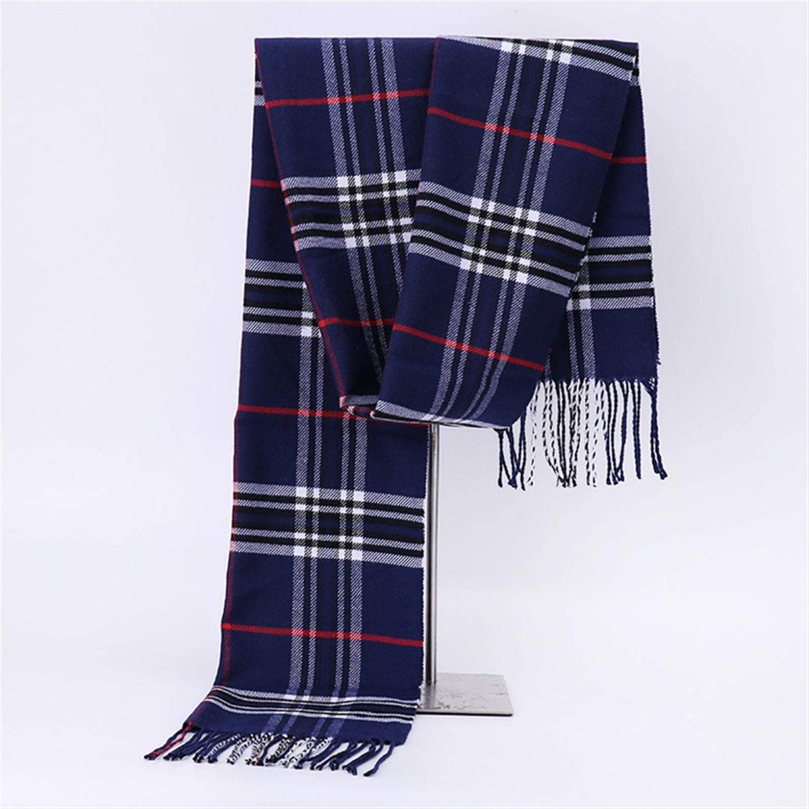 Sciarpa Scozzese per Uomo Donna, Sciarpa E Avvolgere, Sciarpe Autunno Inverno Sciarpa Casual Moda, Accessori Caldi, F