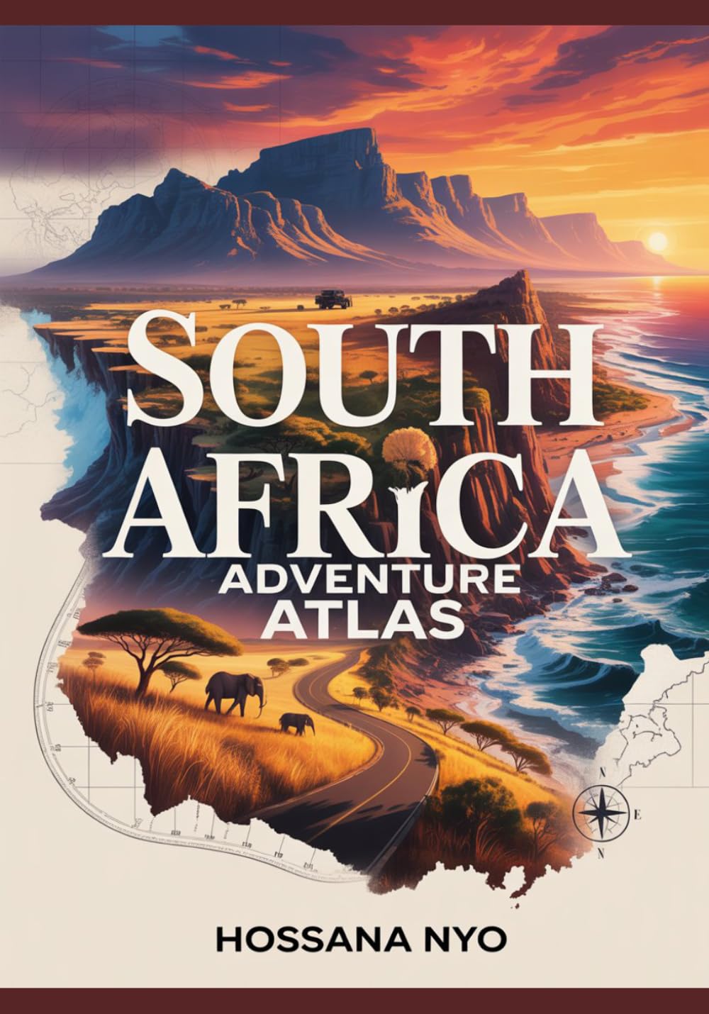 South Africa Adventure Atlas: Scenic Routes, Maps, Safaris & Coastal Drives