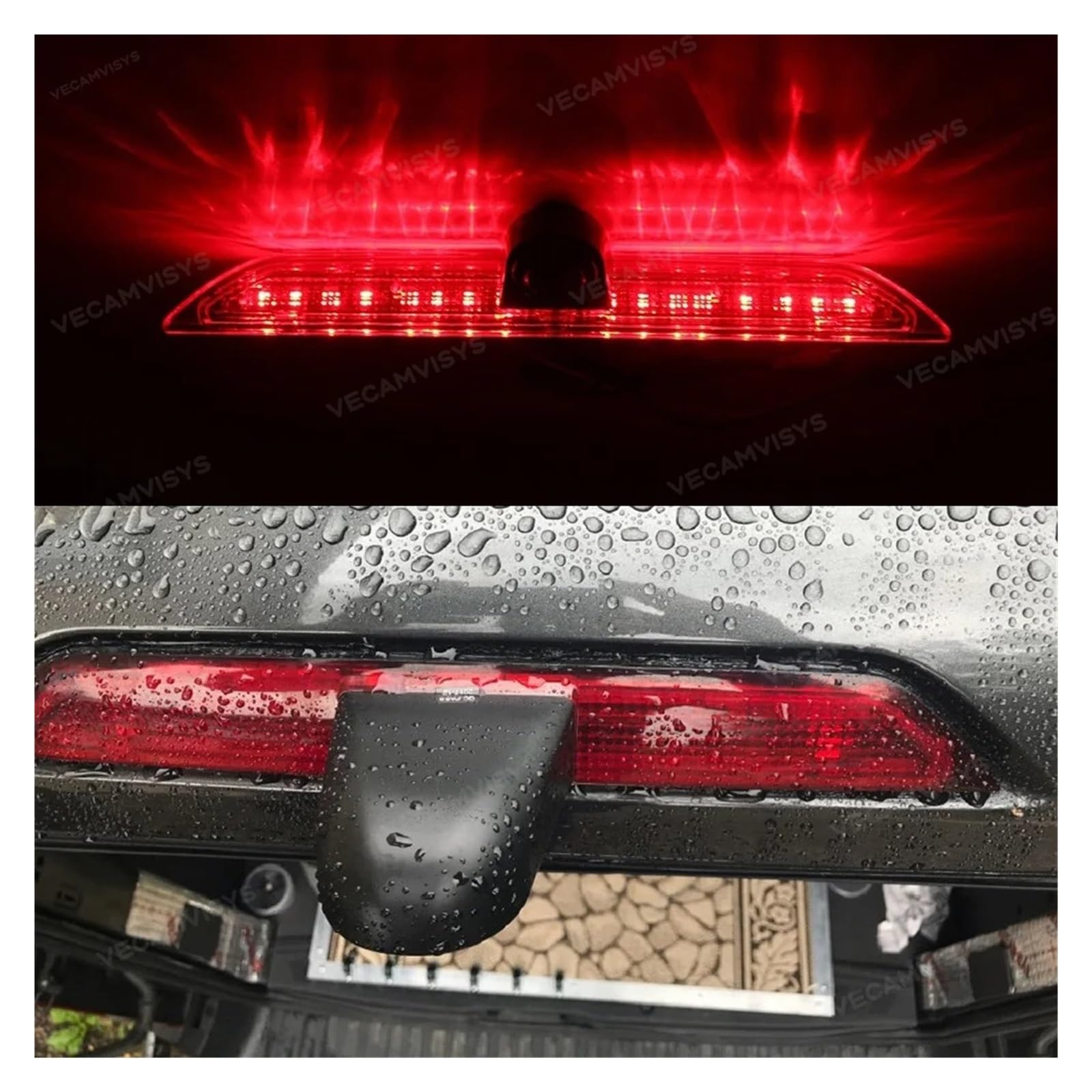 Rückfahrkamera Set Für Ford Für Transit Mk8 2013-2022 AHD 1080P 3rd Bremslicht Rückfahrkamera 1/3 AHD Sensor Hinten Kamera Mit 10m Kabel Rückfahrkameras