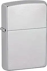 Isqueiro Zippo Cromado Brushed Chrome Ref 200