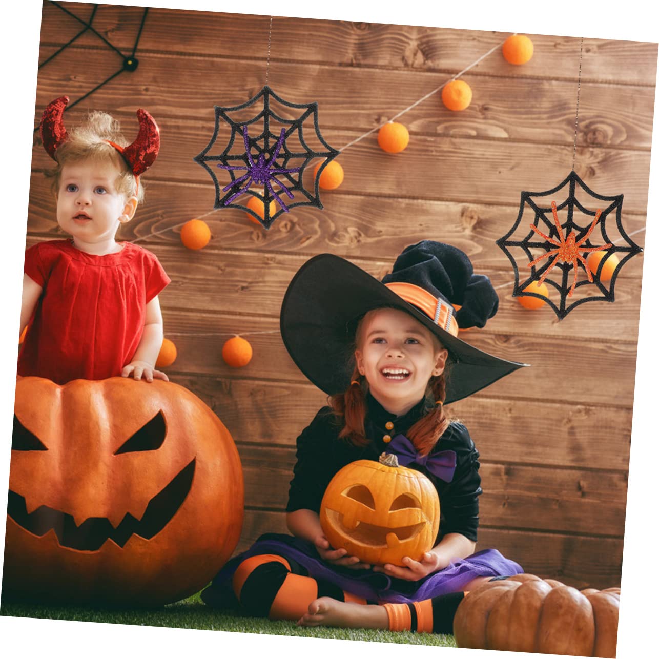 ABOOFAN 36pezzi Decorazioni Ragnatele Per Halloween Con Ragni Finti Ragnatele Impermeabili e Portatili Per Feste e Case Infestate